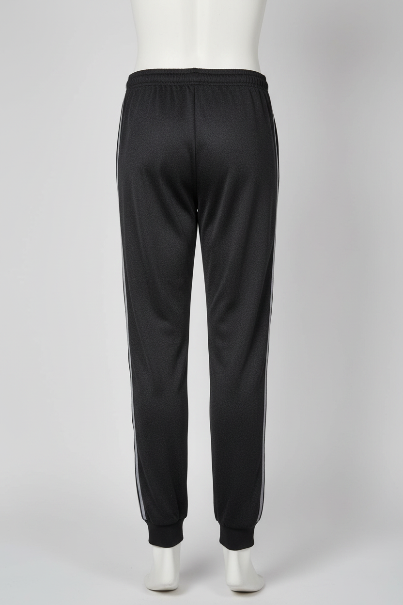 Adidas Men’s Sweatpants Grey  Athletic Black Tapered Unisex in S L32 W28 SKU 6964
