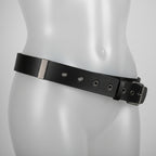 Rubynee Vintage y2k elastic braid blue belt size M