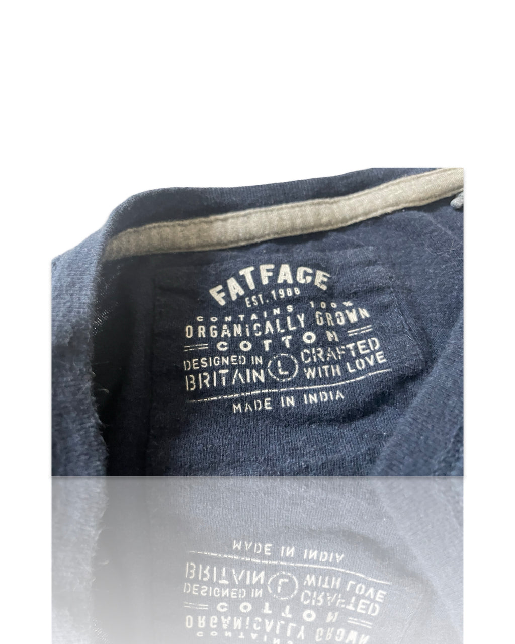 Farfetch mens L cotton longsleve t shirt L27 W 22|SKU 4169