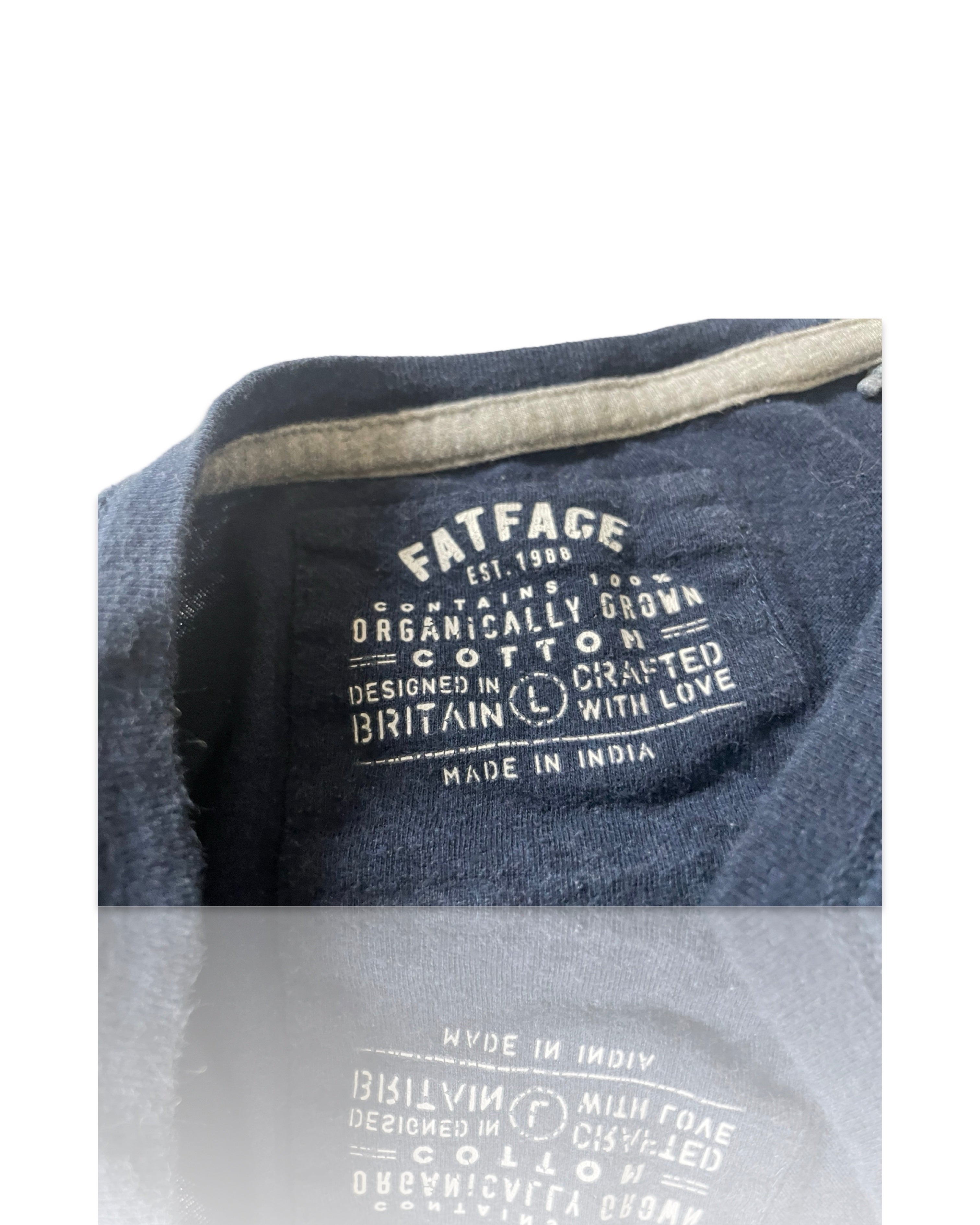 Farfetch mens L cotton longsleve t shirt L27 W 22|SKU 4169