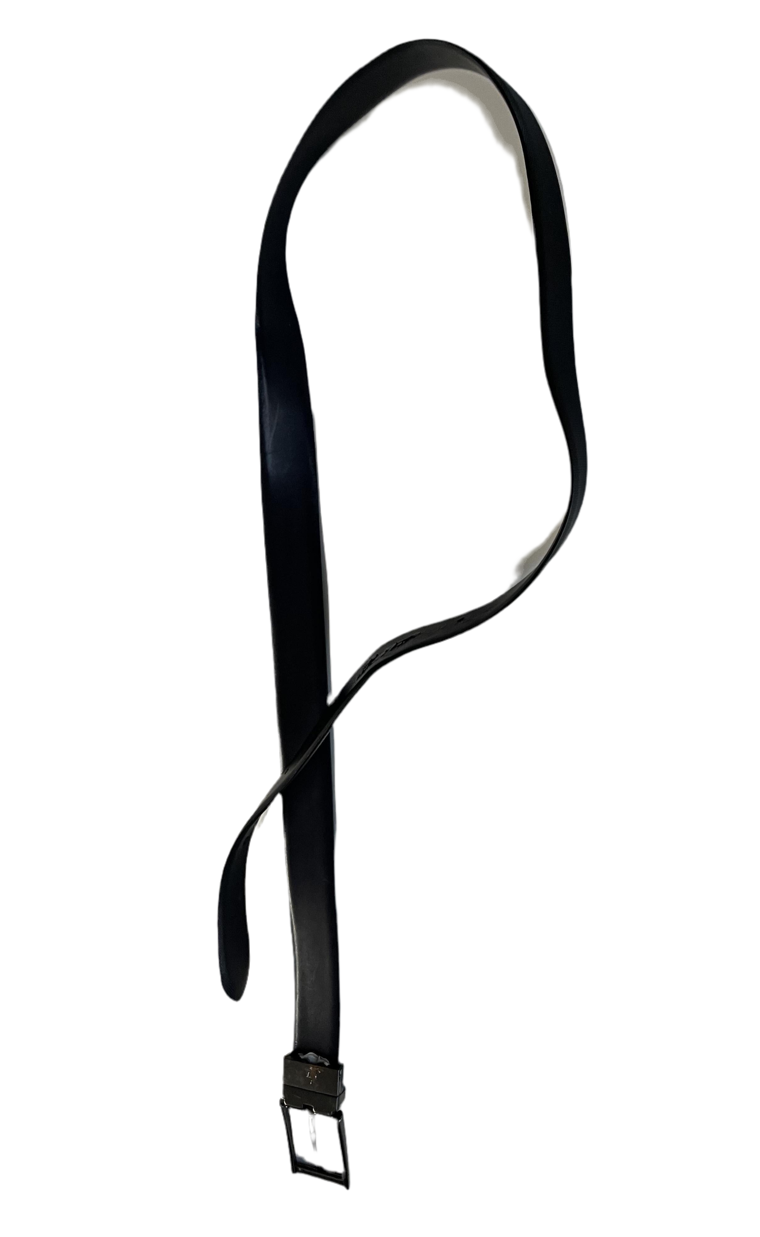 Vintage Hugo Boss plain black belt | L45 | SKU 4477