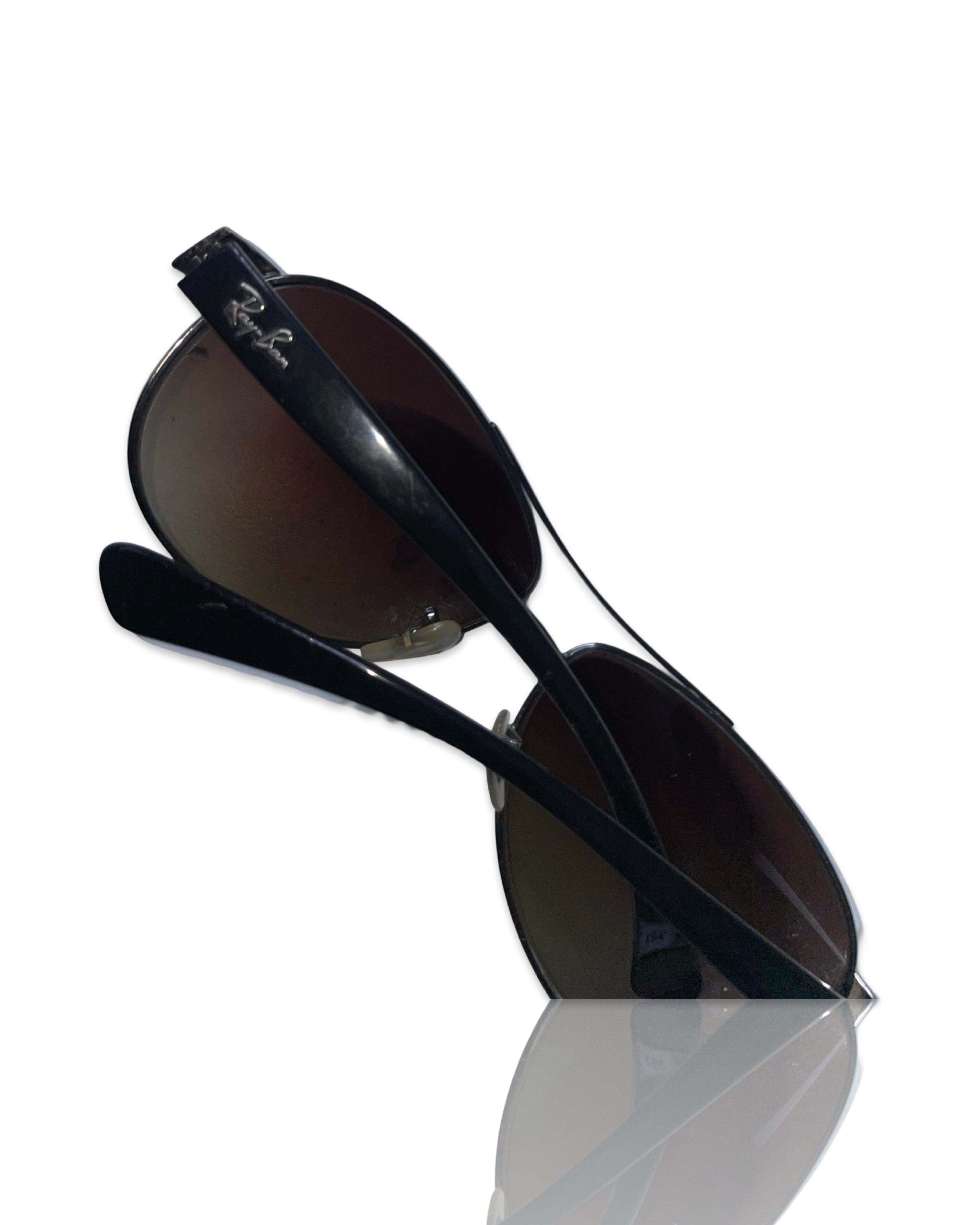 Vintage Ray-Ban Men's And Women's black Sunglasses made in italy|SKU 4214