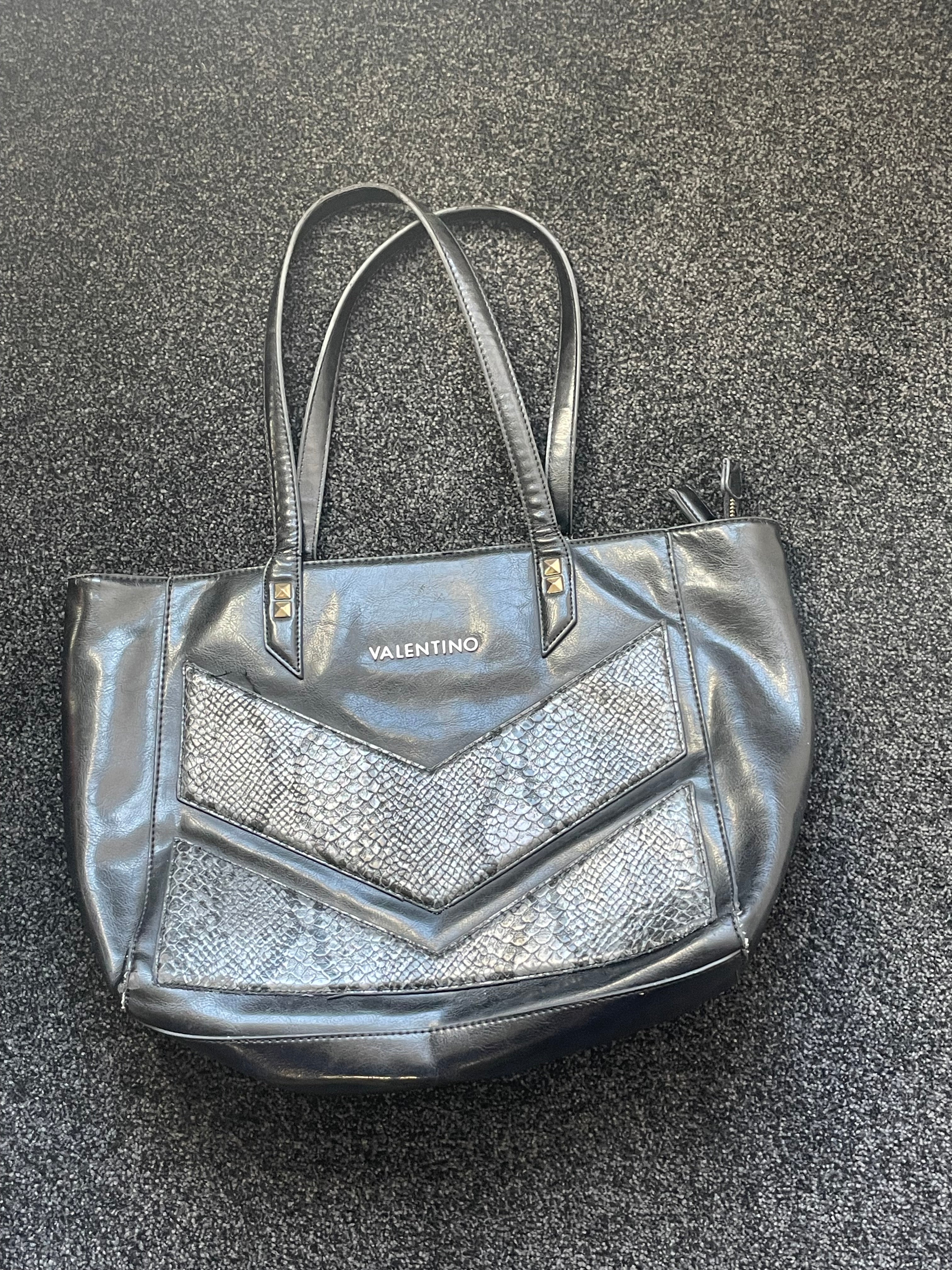 90s Stunning vintage Valentino silver tote Handbag SKU 4074.
