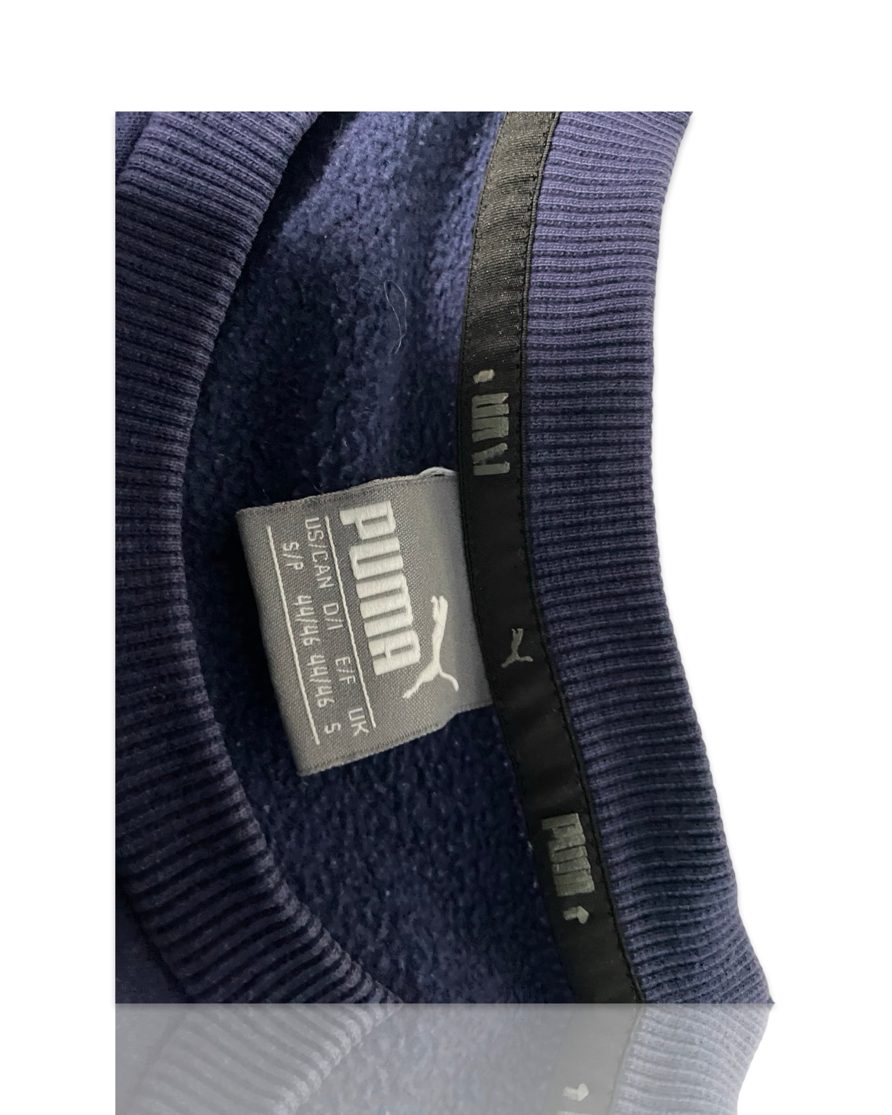 Rare Vintage Puma Sweatshirt / Blue Navy Jumper / Puma Sweater / Pullover Crewneck / Sportswear / Big Logo Printed / Small Fit Size|SKU 4244