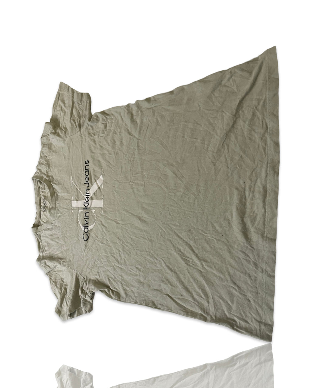 Vintage 90s Calvin Klein USA Made T Shirt Short Sleeve Mens  IN XS L 27 W18 sku |4270