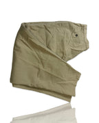 VTG 90s men’s heavy cotton  beige STRATOS MENS PEGGED CHINO TROUSERS  W36 L34 CREAM COTTON|SKU 4249
