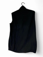 Men’s Parkside Medium Black Fleece Vest Sleeveless Full Zip SKU 6934 L33 W22