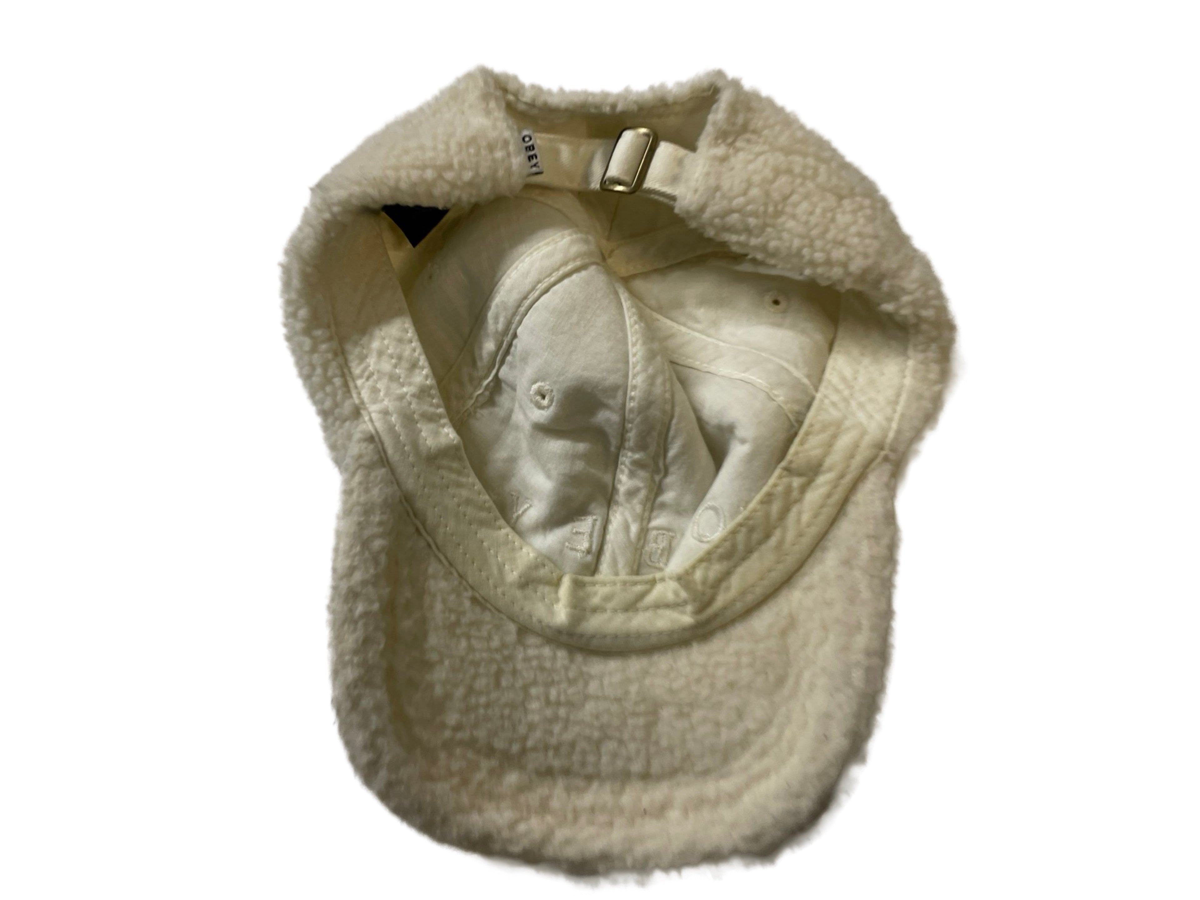 Obey Worldwide Men's Cream fluffy cap SKU|4279