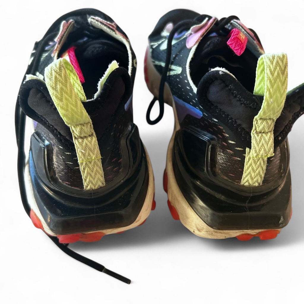 Nike React Element 55 trainers in black and multi-colour #sneakers uk size 8 sku 6994