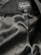 Per Una Women's Black Sequin Cropped open front Jacket Size 14 L25W17 SKU 6948