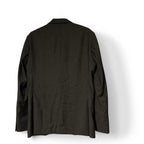 Selected homme Slim Mylobill Camel Structure Blazer Brown  blazer with blue lining #linenblend L32 W22 sku 6883 in size L