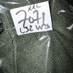 Double extra large Green fleece-lined zip-up jacket with pockets #outdoorjacket collar to hem 32 pit to pit 25 ski 7071