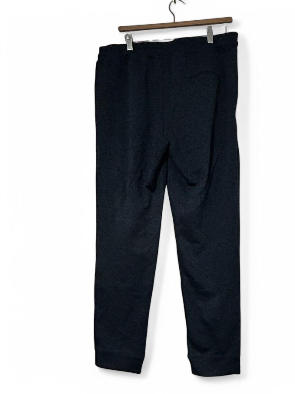 Vintage Men’s Teamspirit Big Logo Graphics Black Sweatpants L W32 L 32 SKU 6954