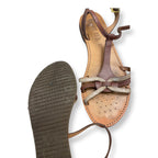 Rubynee Vintage y2k GEOX womens wedge heel brown sandals size 39