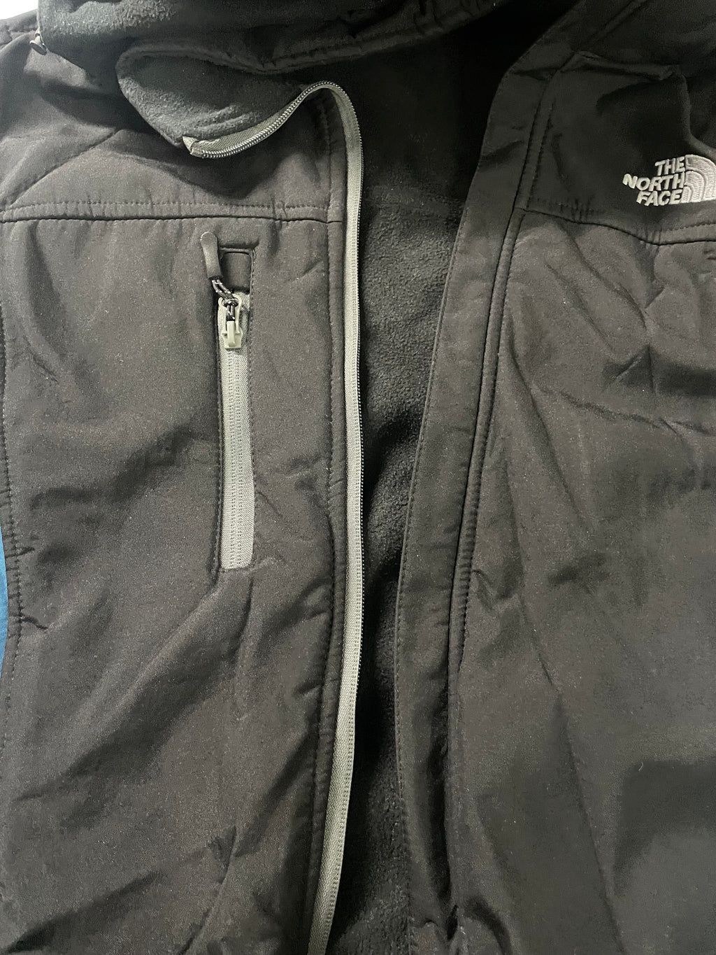 "New The North Face Women's Blue Insulated Hooded Windbreaker Jacket XXL (Recommended Size XL) - SKU 4153