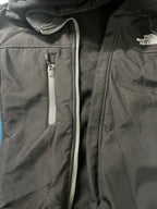 "New The North Face Women's Blue Insulated Hooded Windbreaker Jacket XXL (Recommended Size XL) - SKU 4153