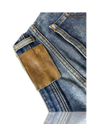 Y2K Vintage Dolce & Gabbana Low Rise Skinny Jeans Dolce & Gabbana Women's Navy and Blue Jeans W34 L29 |SKU 4259