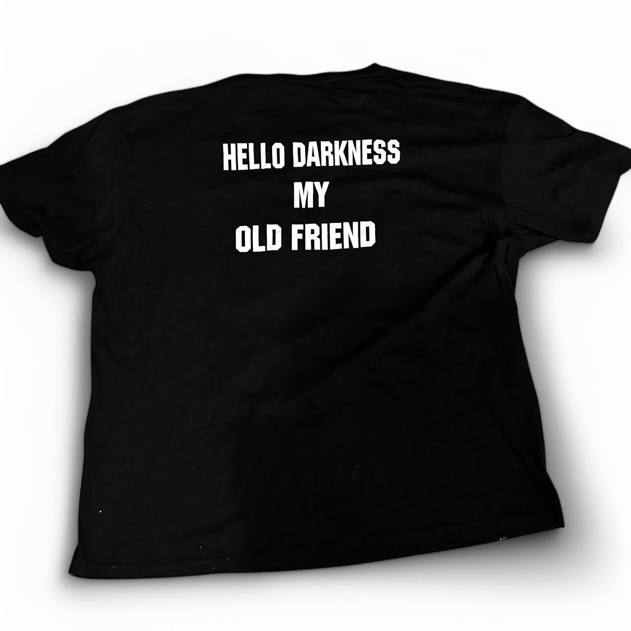 Disturbia Vintage Rock T Shirt Men’s Size 3XXL Black Evil Grin Back Side SKU 6758