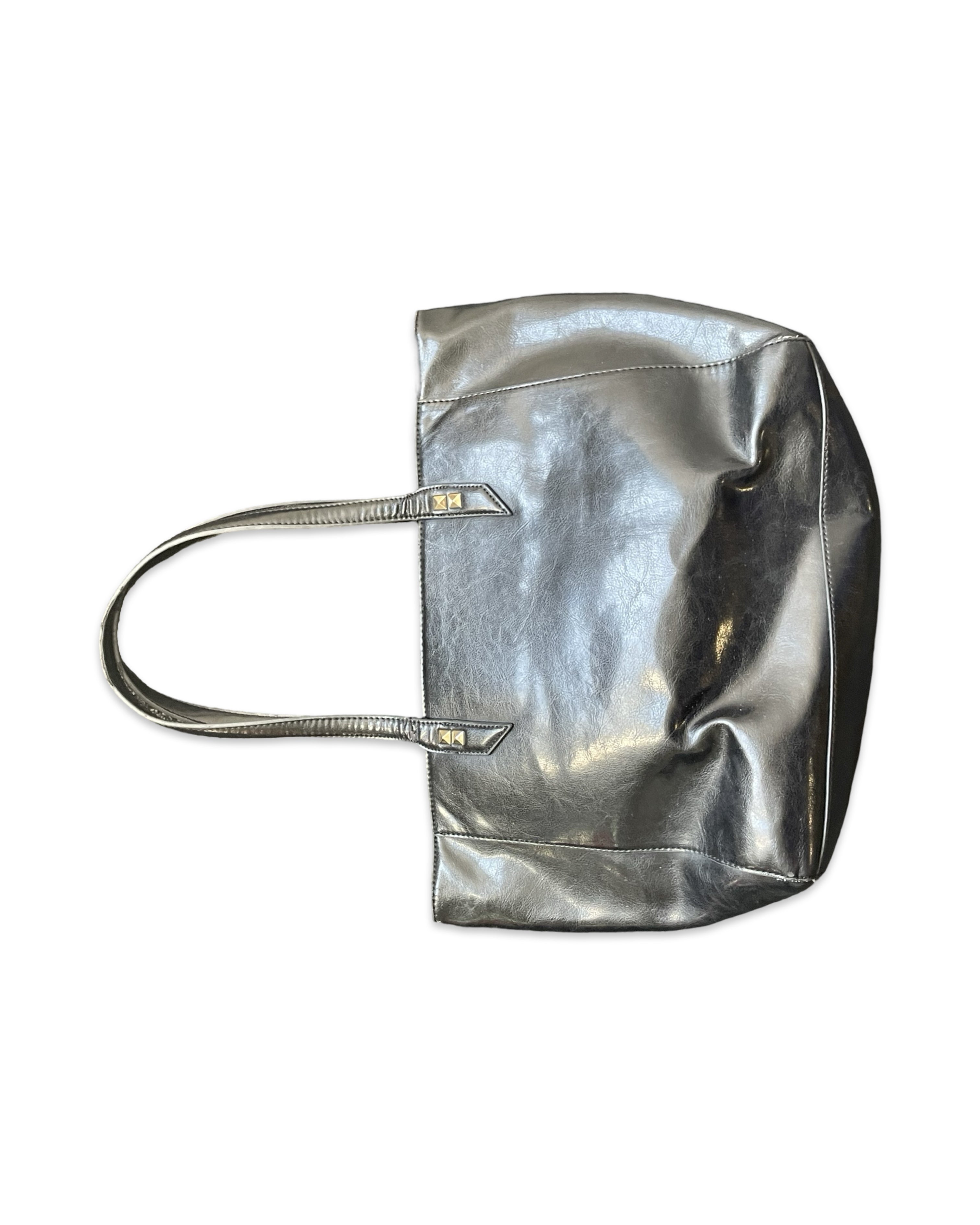 90s Stunning vintage Valentino silver tote Handbag SKU 4074.