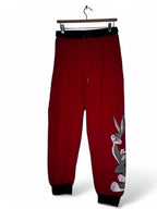 Looney Tunes - Red Jogging Pants Women's Size XS Bugs Bunny  W26 L30 SKU 6967