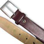 Rubynee Vintage y2k mens leather brown belt