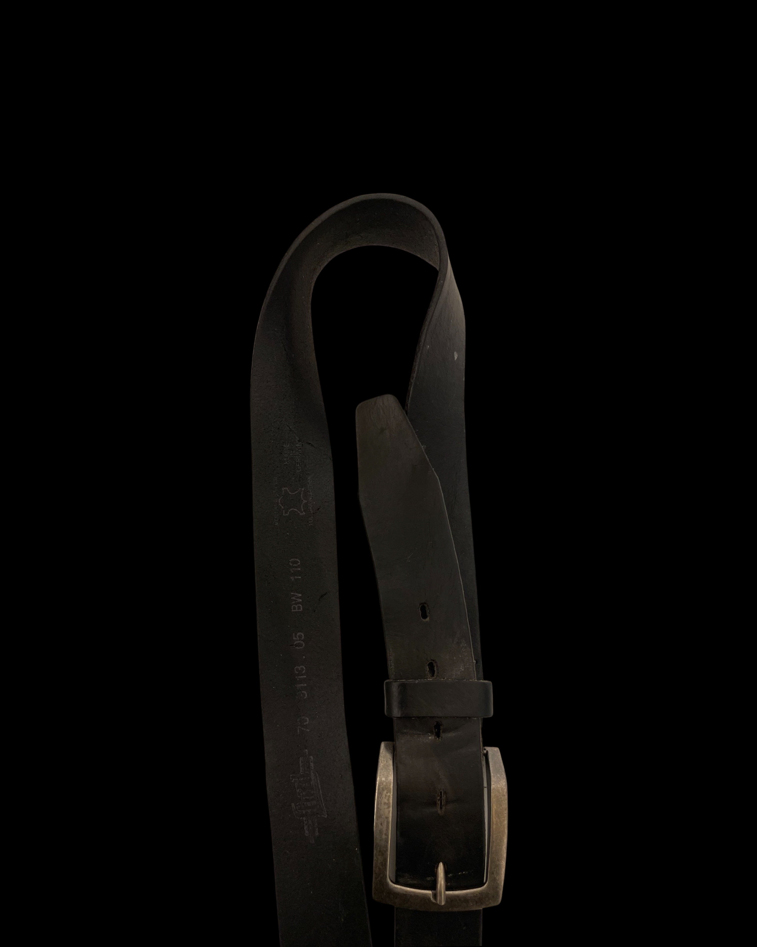 vintage black made in germany leather mens belt size Mvintage black made in germany leather mens belt size M