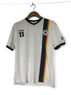 Germany 2002 World Cup Jogi Löw white and black retro football shirt #retrofootball
