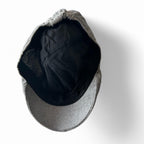 Grey tweed flat cap hat #indie #retro sku 6812