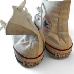 Converse Chuck Taylor All Star Hi High White 5Men’s 7Women’s 35 22CM Lace SKU 6830 White Converse high-top trainers