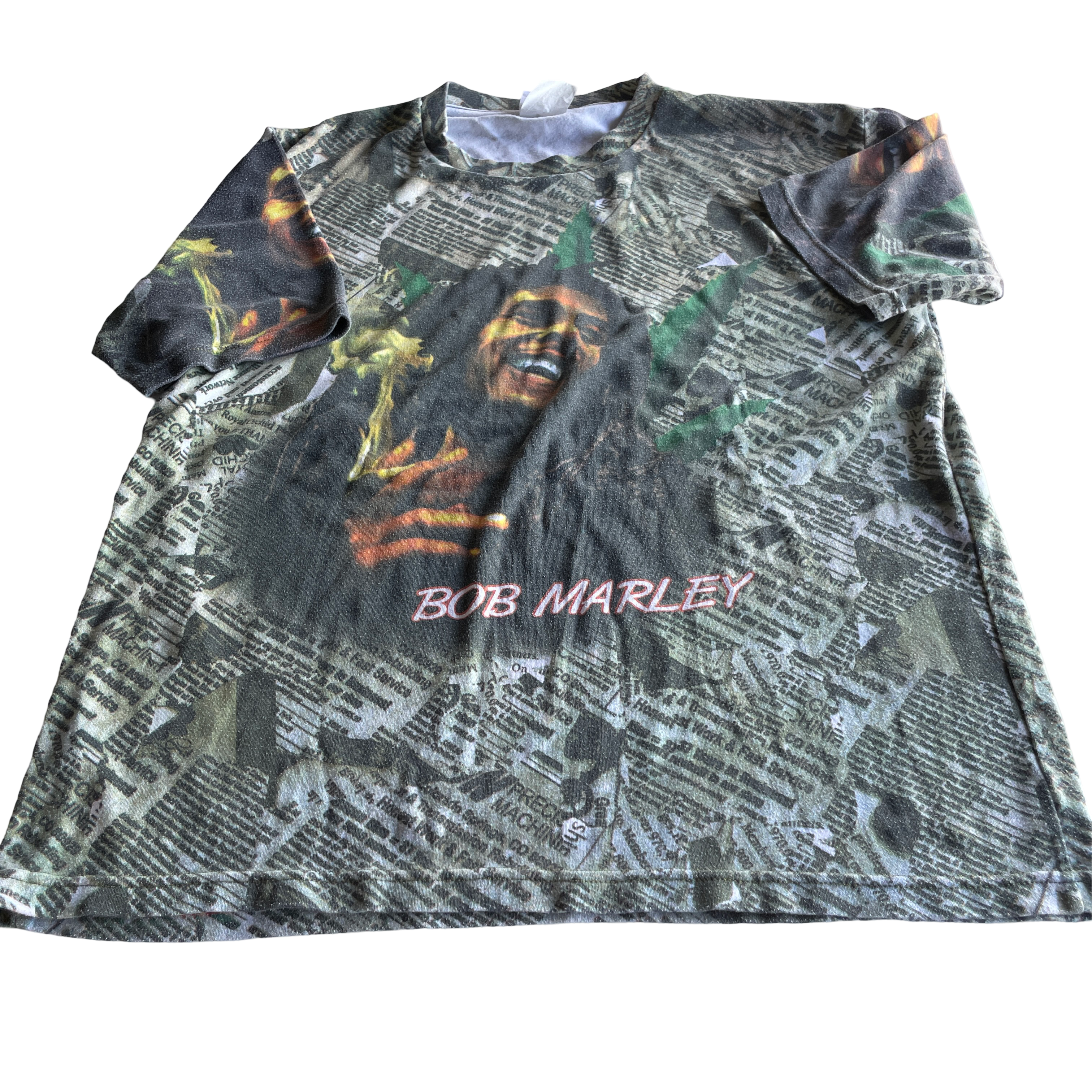 bob marley full print t shirt