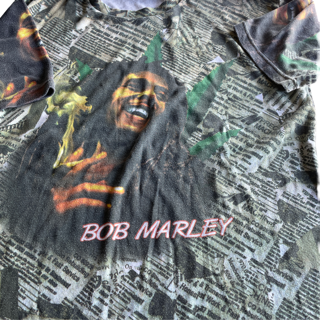 bob marley full print t shirt