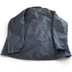 Vintage 90s windbreaker Black and blue waterproof rain jacket #rainydays sku 6867