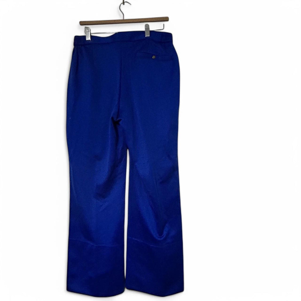 Mizoni  Men's Size 32 Waist 100% Polyester Warmups Royal Blue M Male Pant