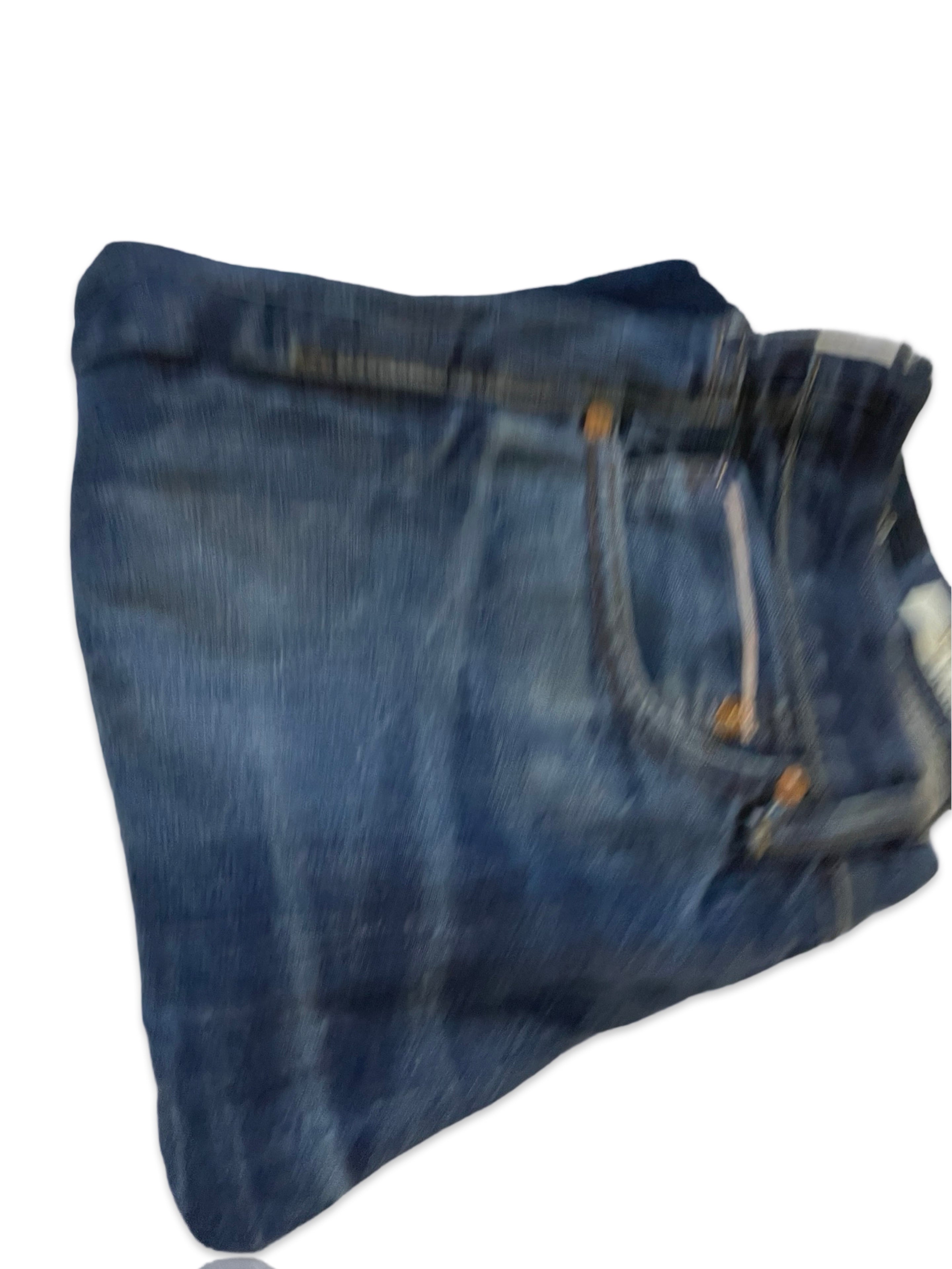 GAP Mens Jeans Skinny Fit Blue Distressed Denim SIZE W32 L32 Waist 32" Leg 32"|SKU 4182