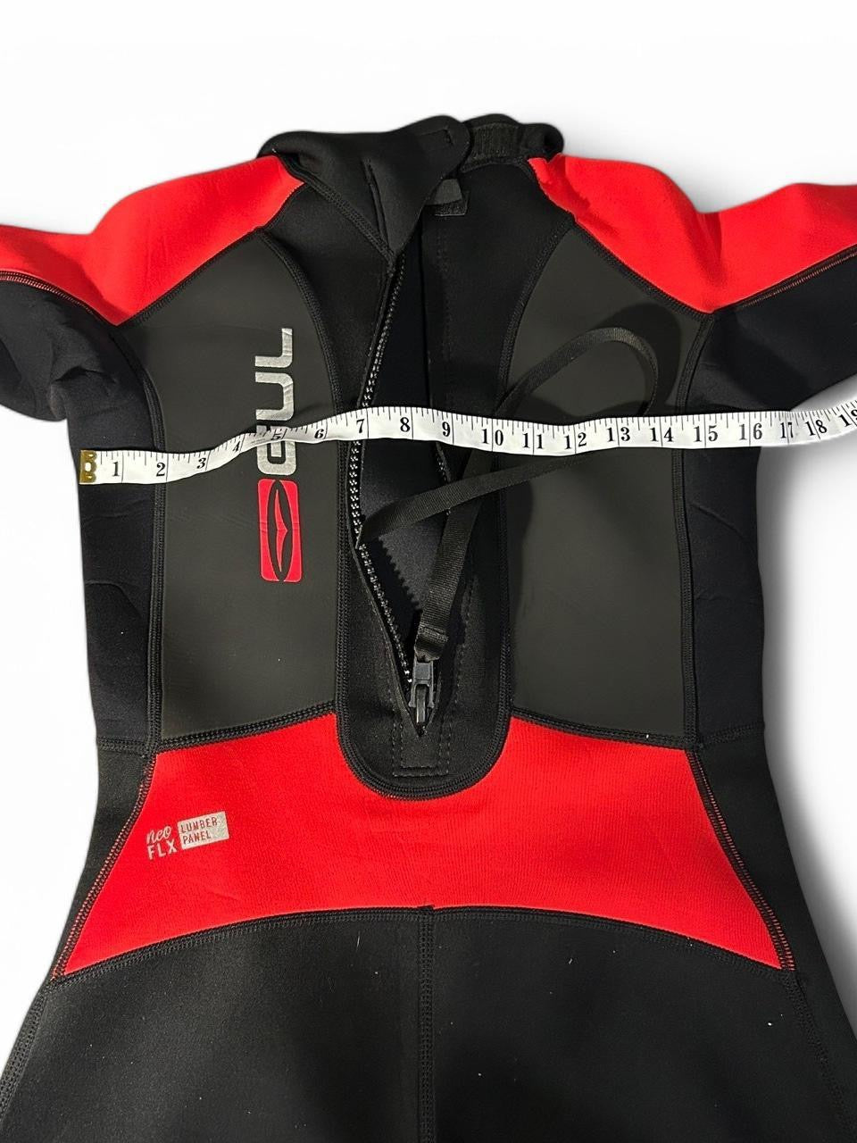 GUL CONTOUR NEO FLEX ADULT MENS SMALL RED SHORTIE WETSUIT 3.2MM GREAT CONDITION!