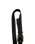 vintage black made in germany leather mens belt size M