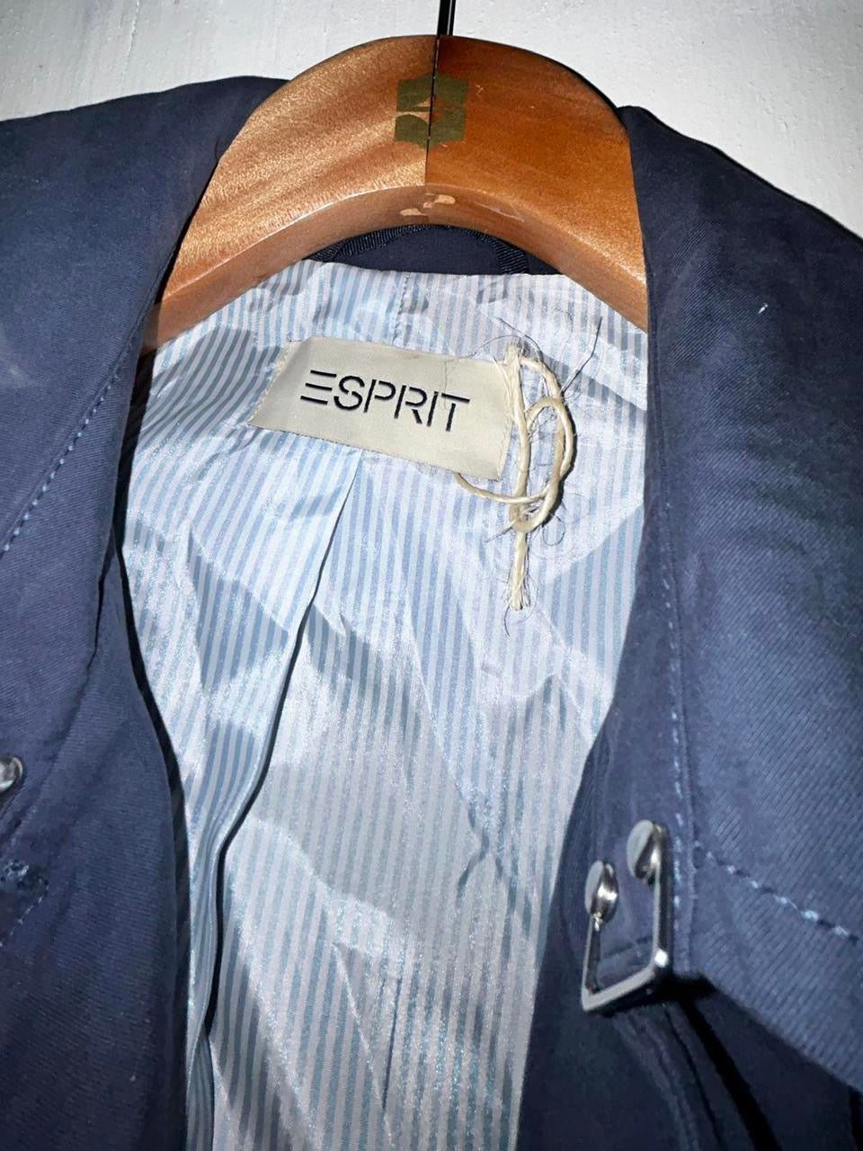 Esprit WoMens Navy Middle Length Coat Shell Blend Outwear Size XL  SKU 7063