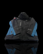 The North Face  Women's Blue insulated HOODED WINDBREAKER Jacket SKU 4153