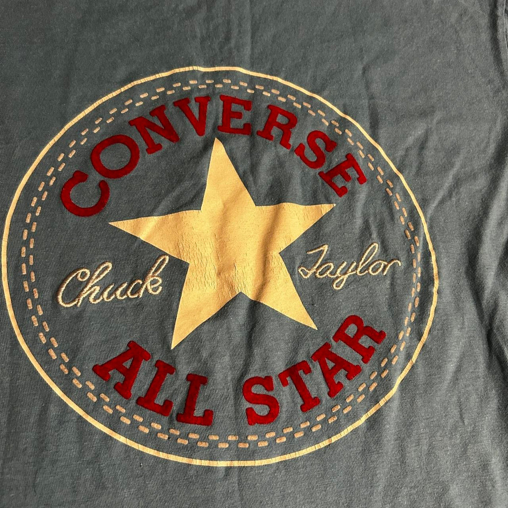 Converse Chuck Taylor All Star graphic blue t-shirt #Converse #Tshirts men’s blue in seize medium sku 6837