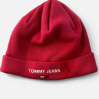 Red Tommy Hilfiger beanie hat sku 6822