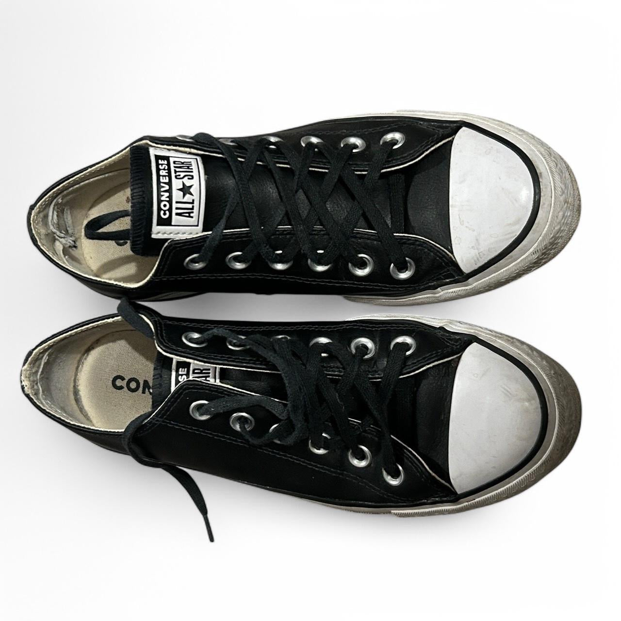 WOMEN'S TRAINERS ALL STAR LEATHER CONVERSE  PLATFORM TRAINERS UK 5- US7 SKU6895