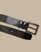 Vintage Ted Baker black coated leather manmade made in china belt