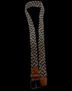 Vintage mens multi braided belt size S