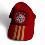 FC Bayern Munich embroidered logo red and gold cap #MunichFootball FC Bayern Munchen Germany Hat Cap Strap Back Red Soccer Adidas Football Futbol sku 6790