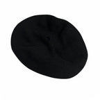 Vintage black beret cap| SKU 6788. 

Black beret hat with adjustable strap #streetwear #grunge
