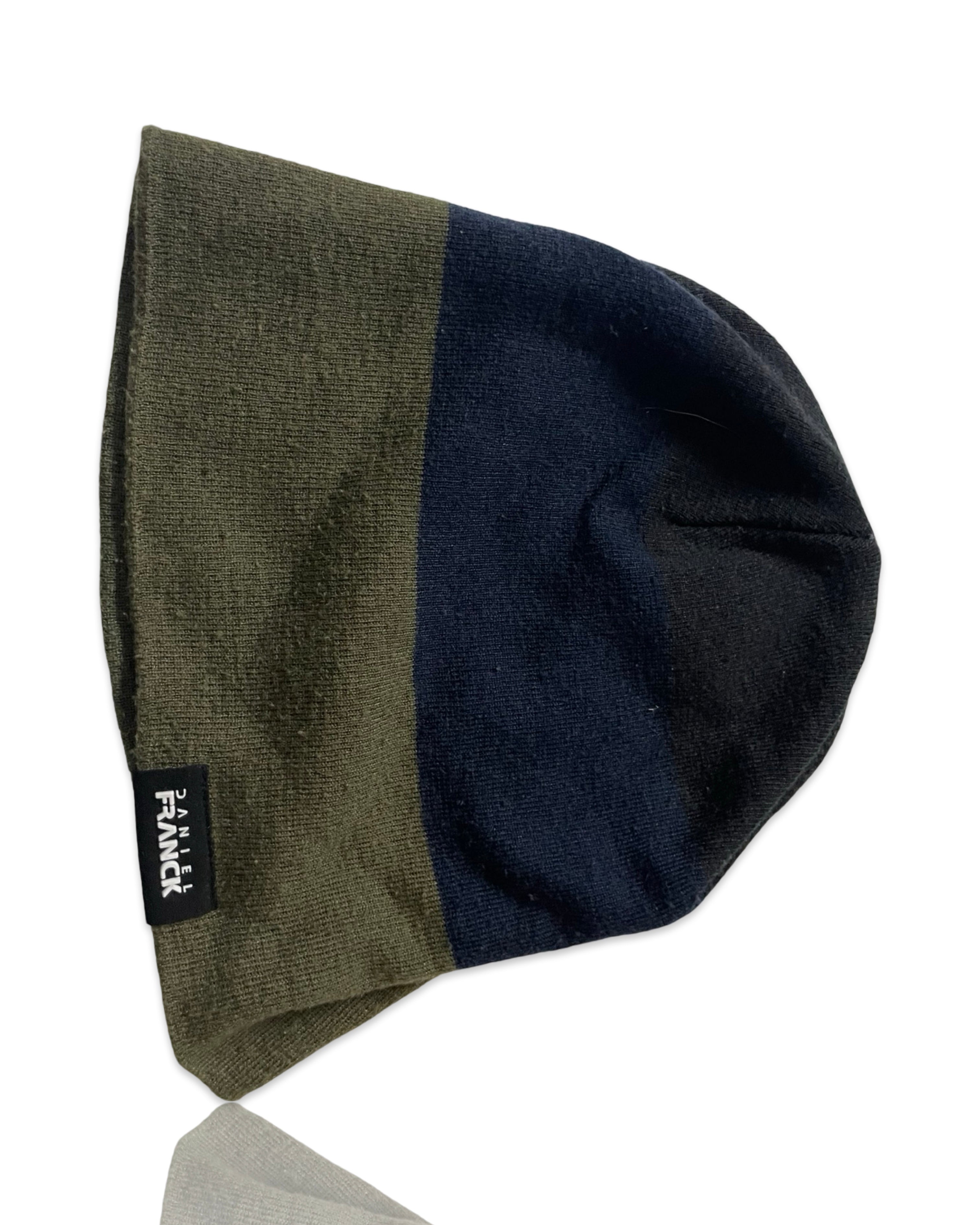 Norwegian green and blue  mountaineering brand outdoor beanie 