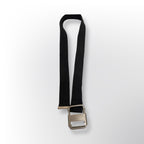 Vintage black military mens belt size M