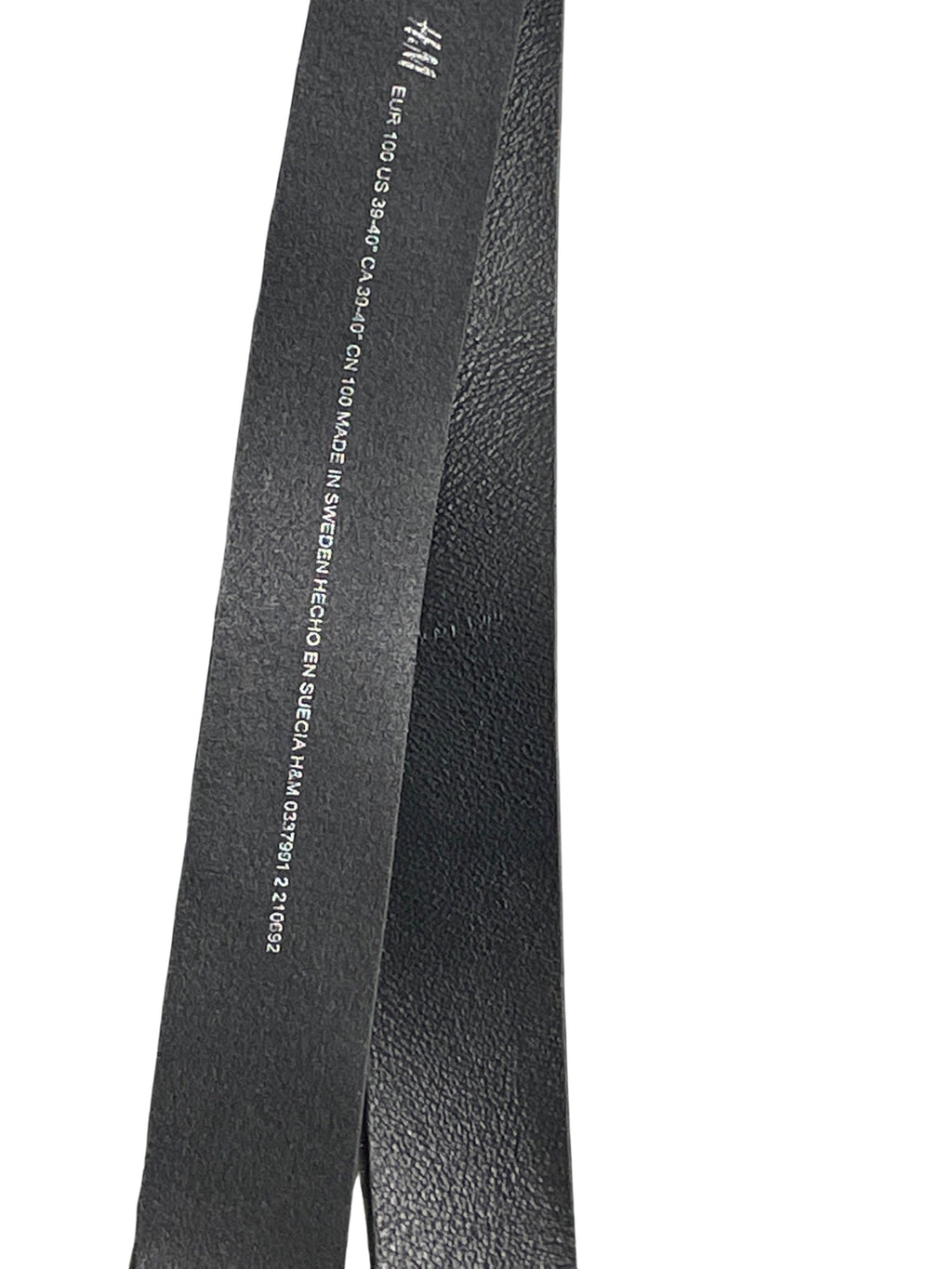 Rubynee Vintage y2k black leather mens belt