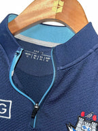 O'Neills Dublin GAA Men's Dynamo Hybrid Half Zip Top Marine / Sky / White.