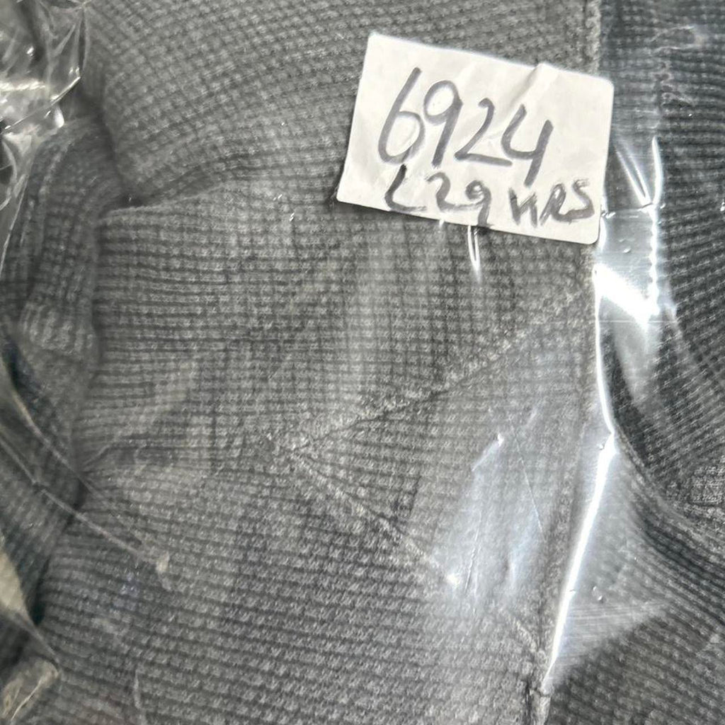 Banana Republic Hoodie Men's Extra Large Gray Waffle Knit Pullover Long Sleeve in XL L29 W25